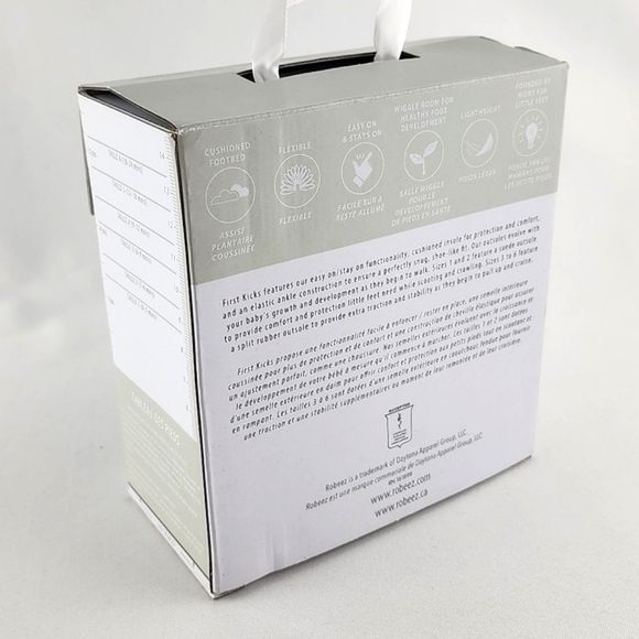 Robeez First Kicks Shoes Soft Brown Premium Leather Baby Navy Plaid Sz 0-3 Month - Picture 13 of 15